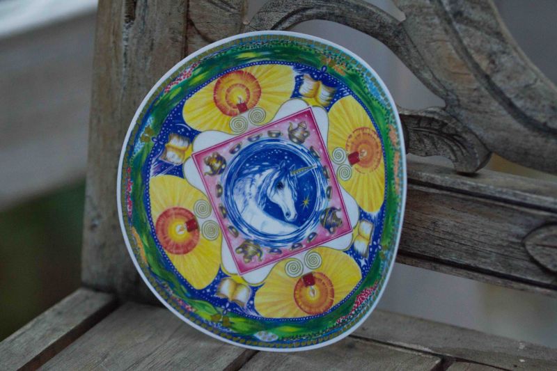 Mandala Ochrana tvého prostoru - samolepka (Ø15cm)