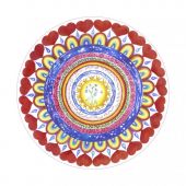 Mandala Moudrost ženy - deska (Ø50cm) 